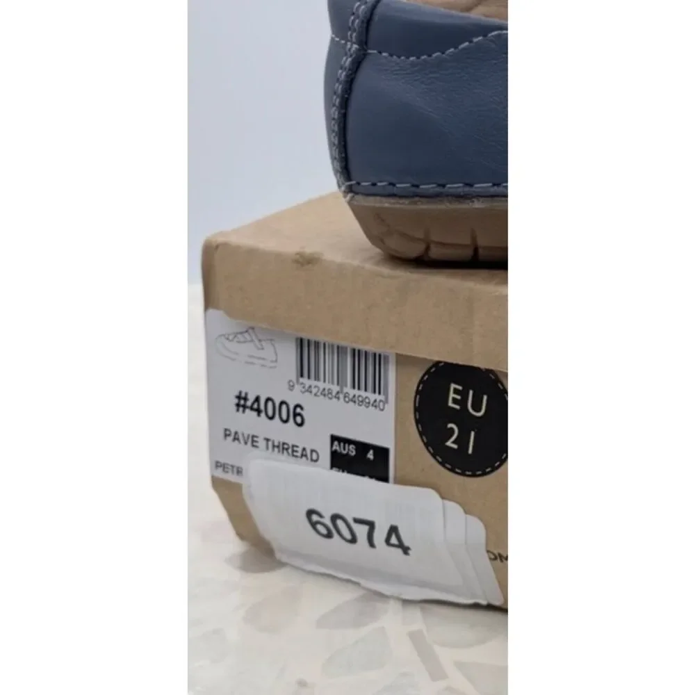 Old Soles Pave Thread Supportive Leather Toddler Fisherman Shoes EU 21 US 5